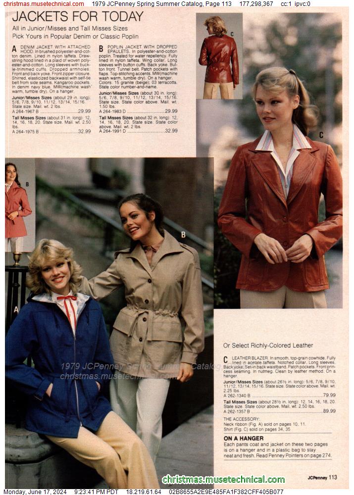 1979 JCPenney Spring Summer Catalog, Page 113