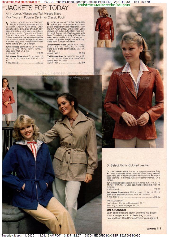 1979 JCPenney Spring Summer Catalog, Page 113