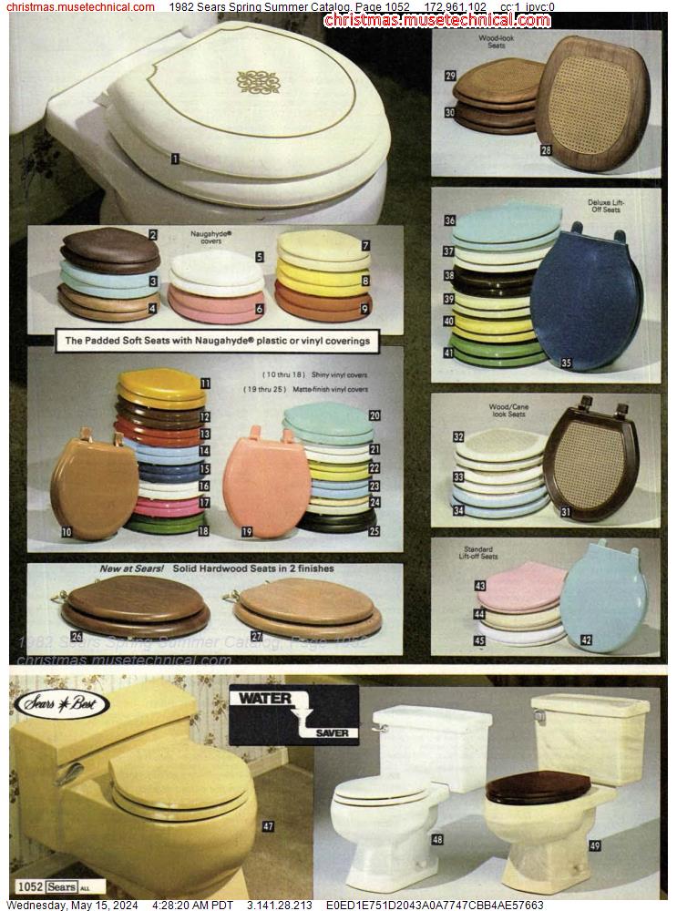 1982 Sears Spring Summer Catalog, Page 1052