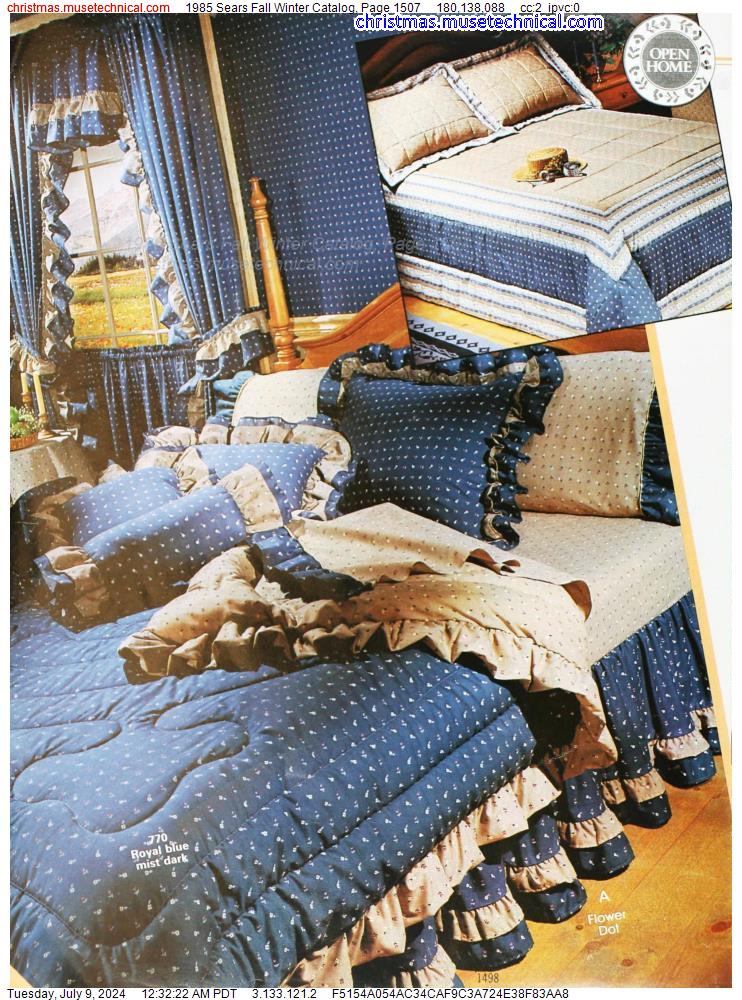 1985 Sears Fall Winter Catalog, Page 1507