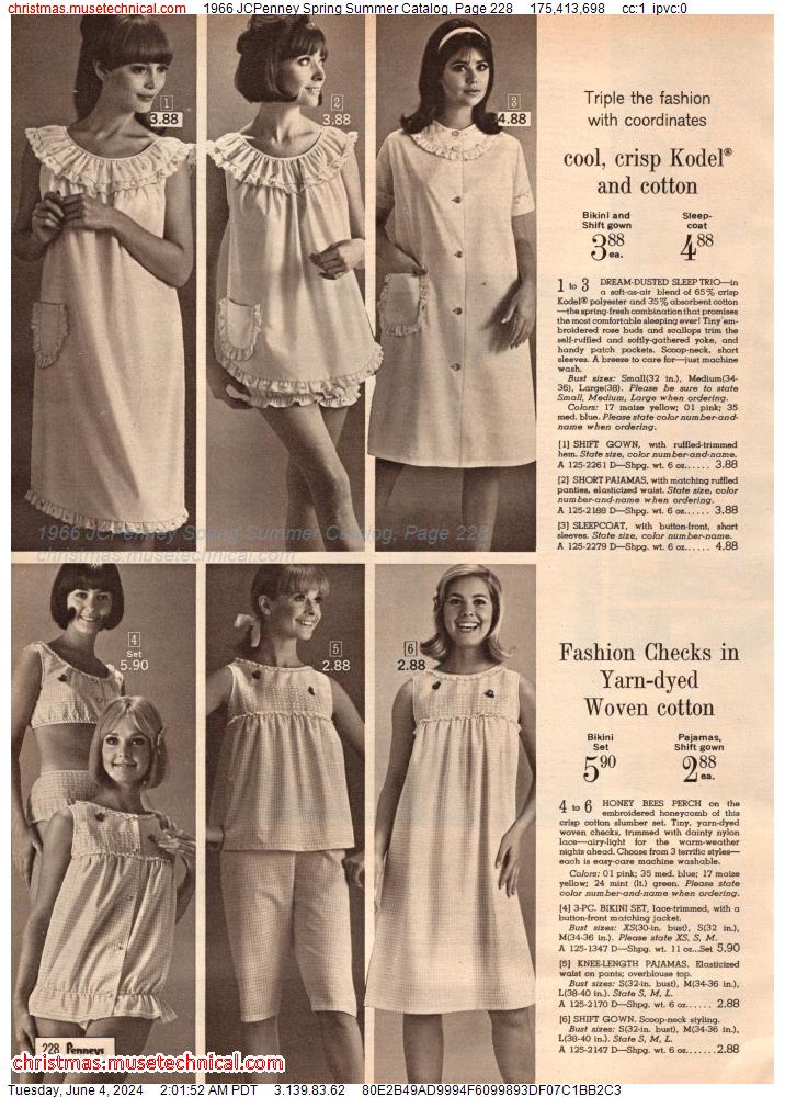 1966 JCPenney Spring Summer Catalog, Page 228