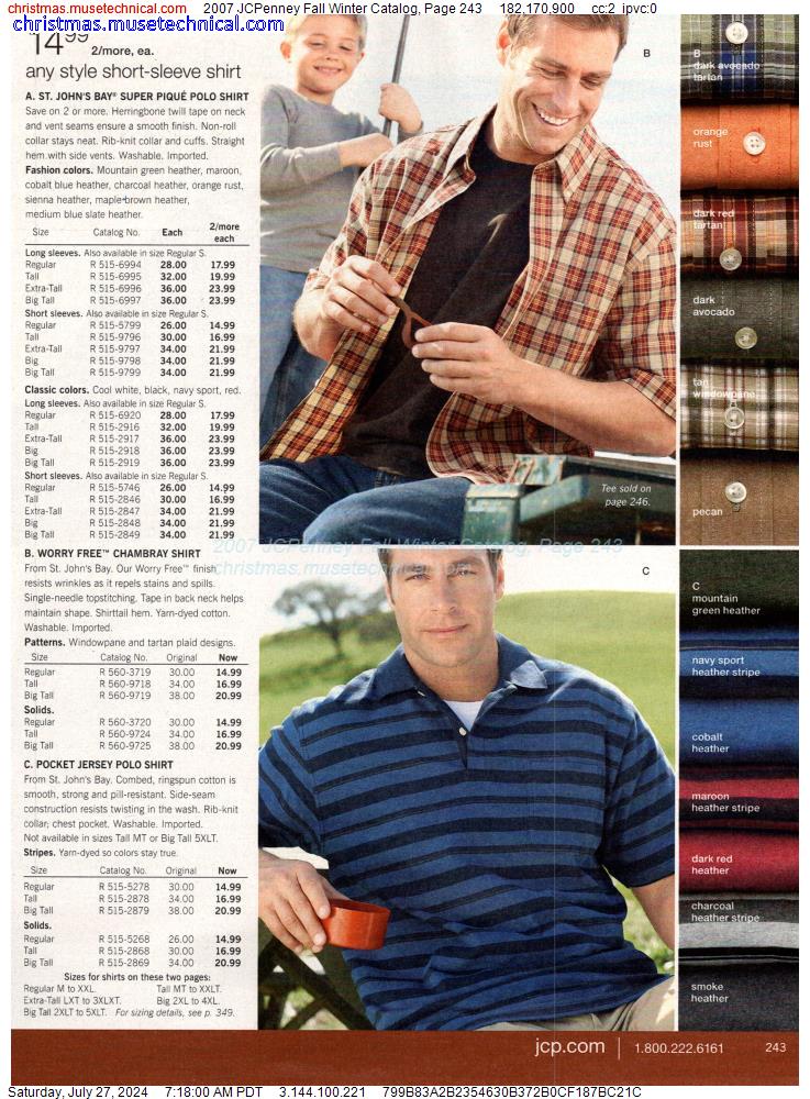 2007 JCPenney Fall Winter Catalog, Page 243