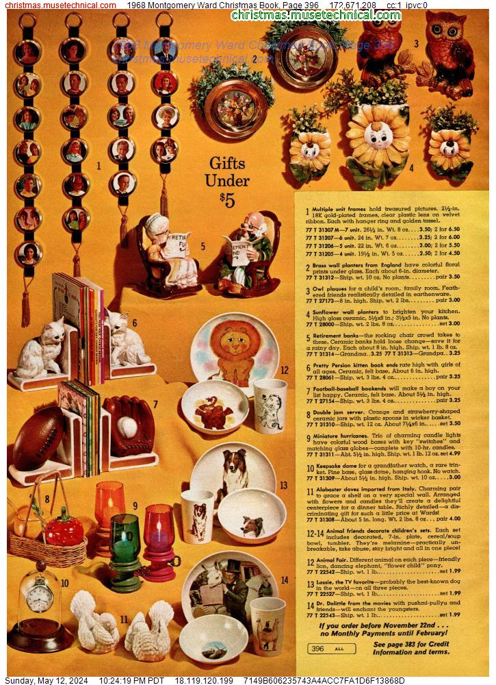 1968 Montgomery Ward Christmas Book, Page 396