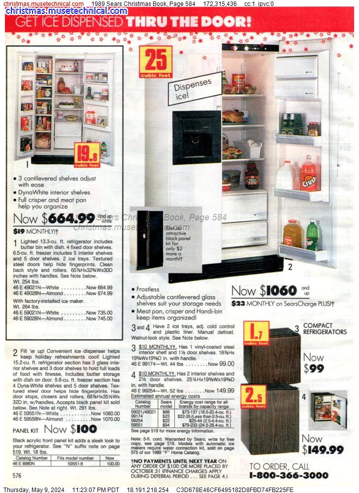 1989 Sears Christmas Book, Page 584