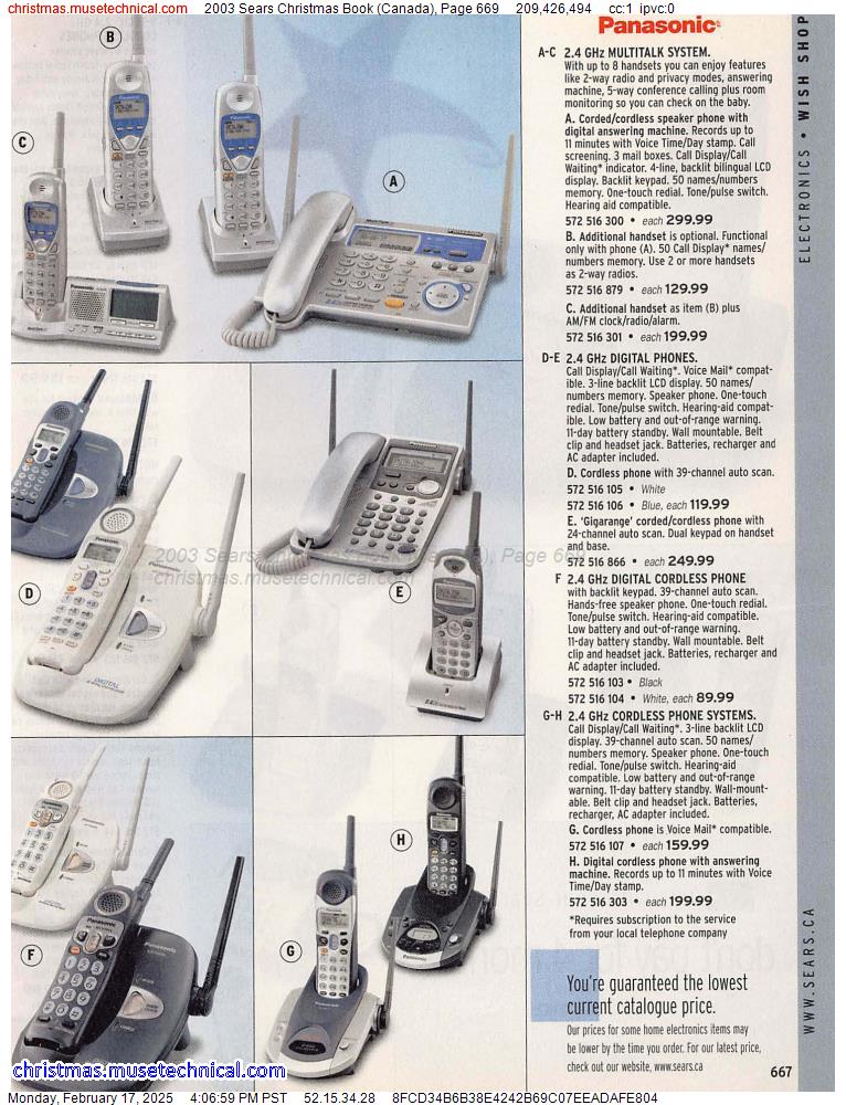 2003 Sears Christmas Book (Canada), Page 669