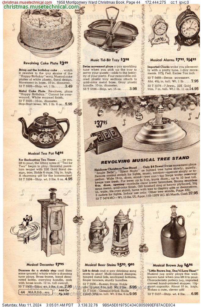 1958 Montgomery Ward Christmas Book, Page 44