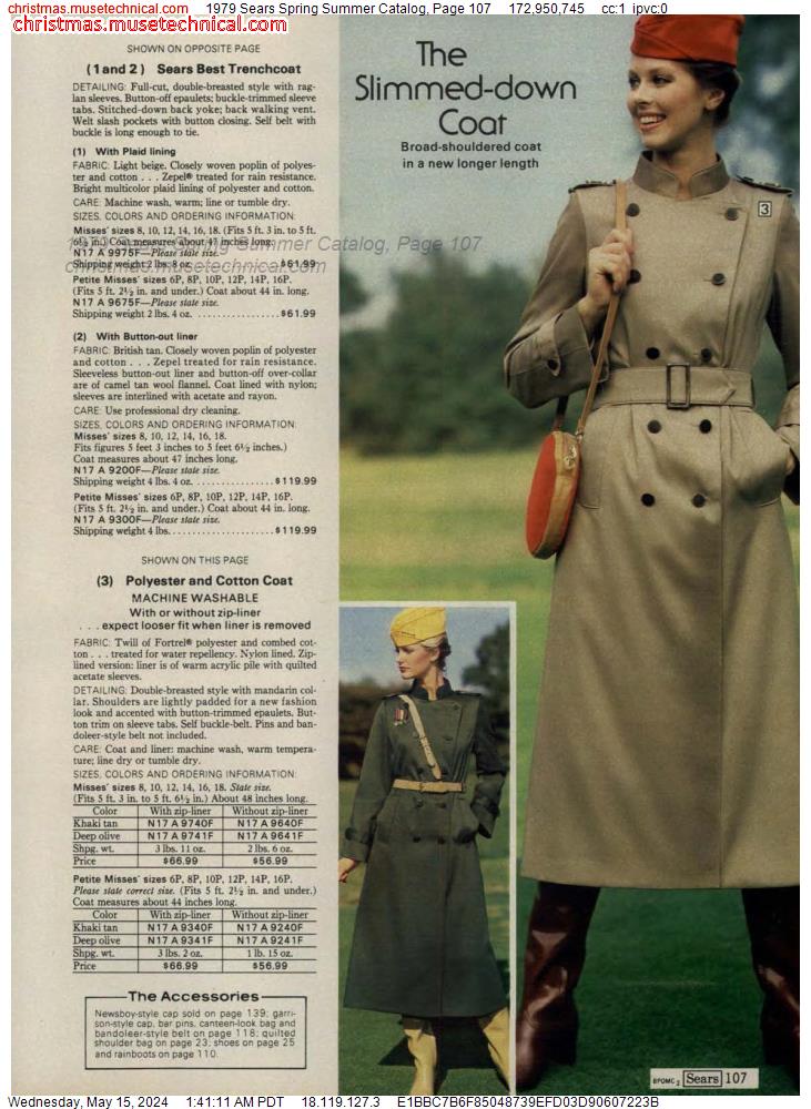 1979 Sears Spring Summer Catalog, Page 107