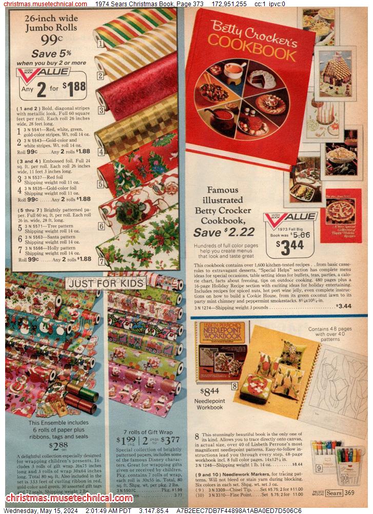 1974 Sears Christmas Book, Page 373