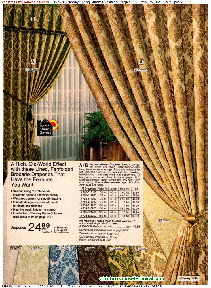 1979 JCPenney Spring Summer Catalog, Page 1245