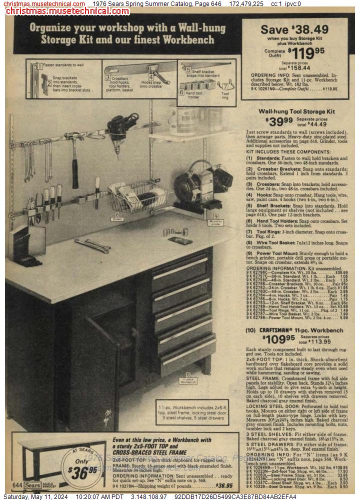 1976 Sears Spring Summer Catalog, Page 646
