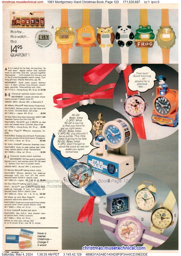 1981 Montgomery Ward Christmas Book, Page 120