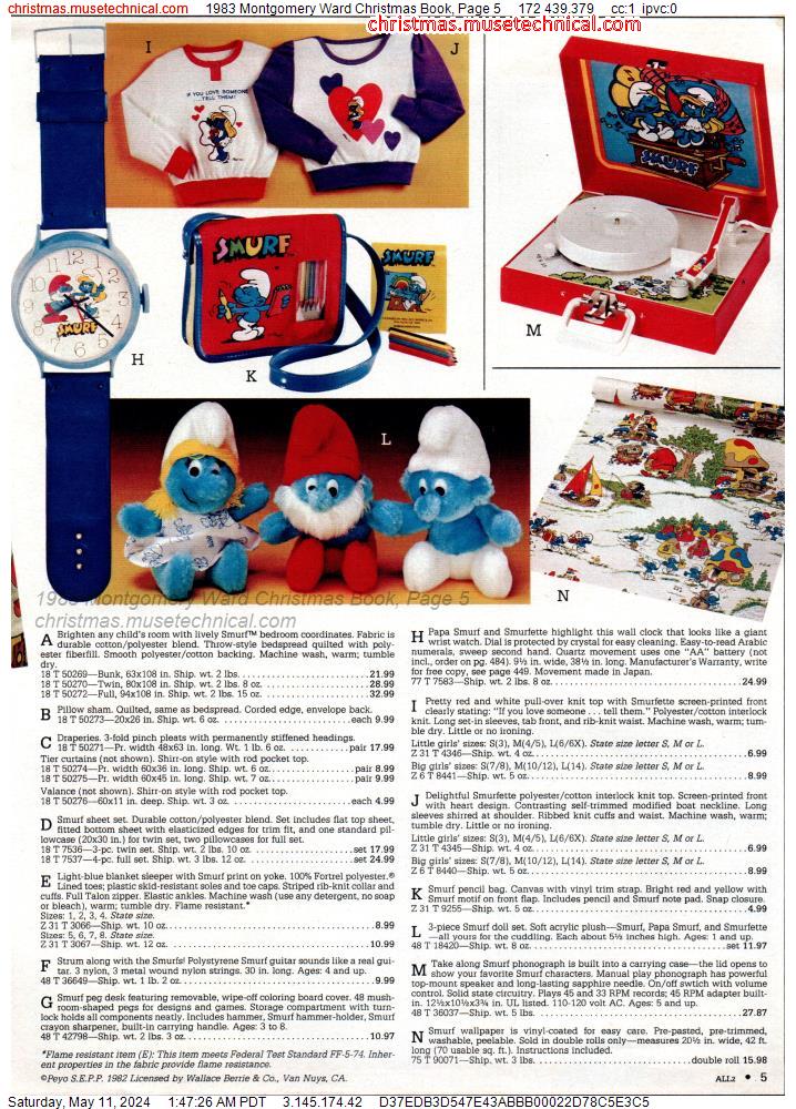 1983 Montgomery Ward Christmas Book, Page 5