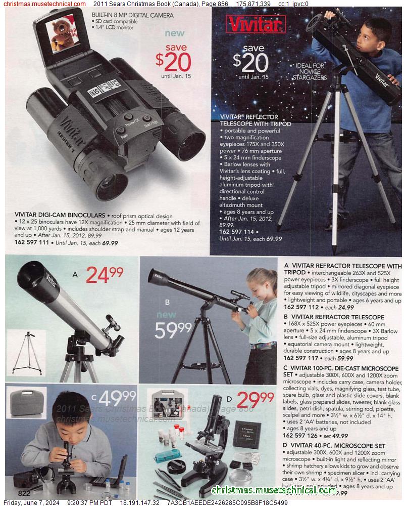 2011 Sears Christmas Book (Canada), Page 856