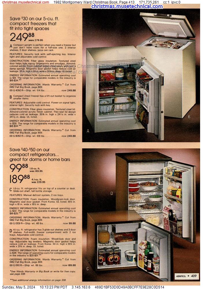 1982 Montgomery Ward Christmas Book, Page 413