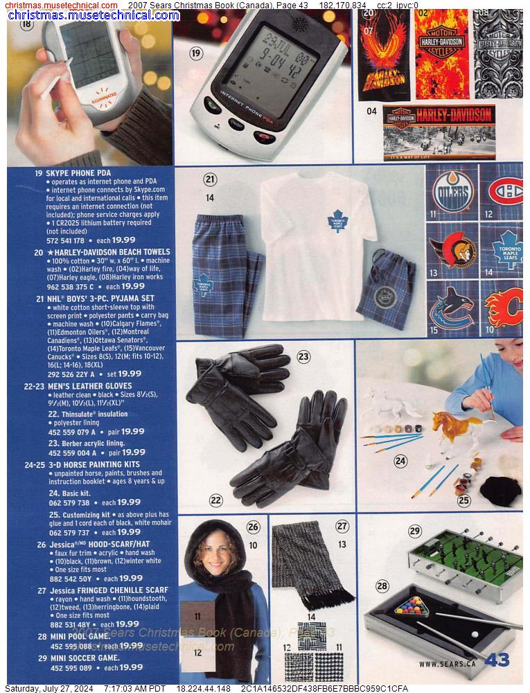 2007 Sears Christmas Book (Canada), Page 43