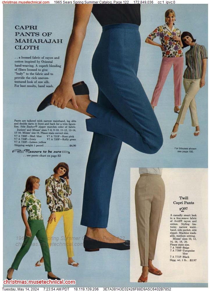 1965 Sears Spring Summer Catalog, Page 122