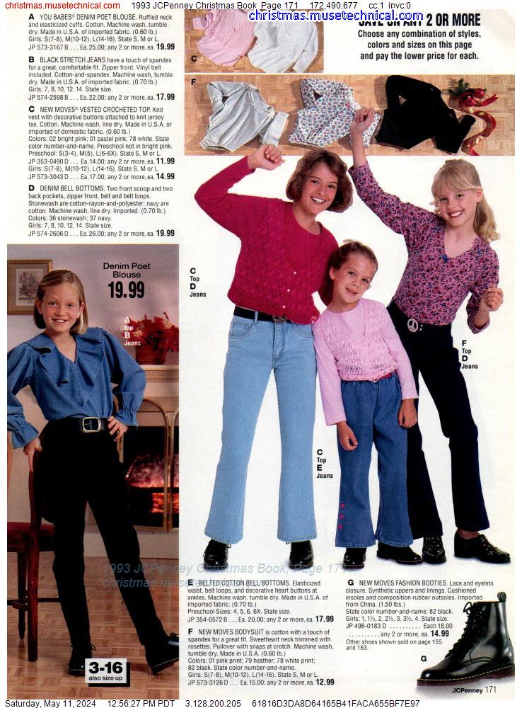 1993 JCPenney Christmas Book, Page 171