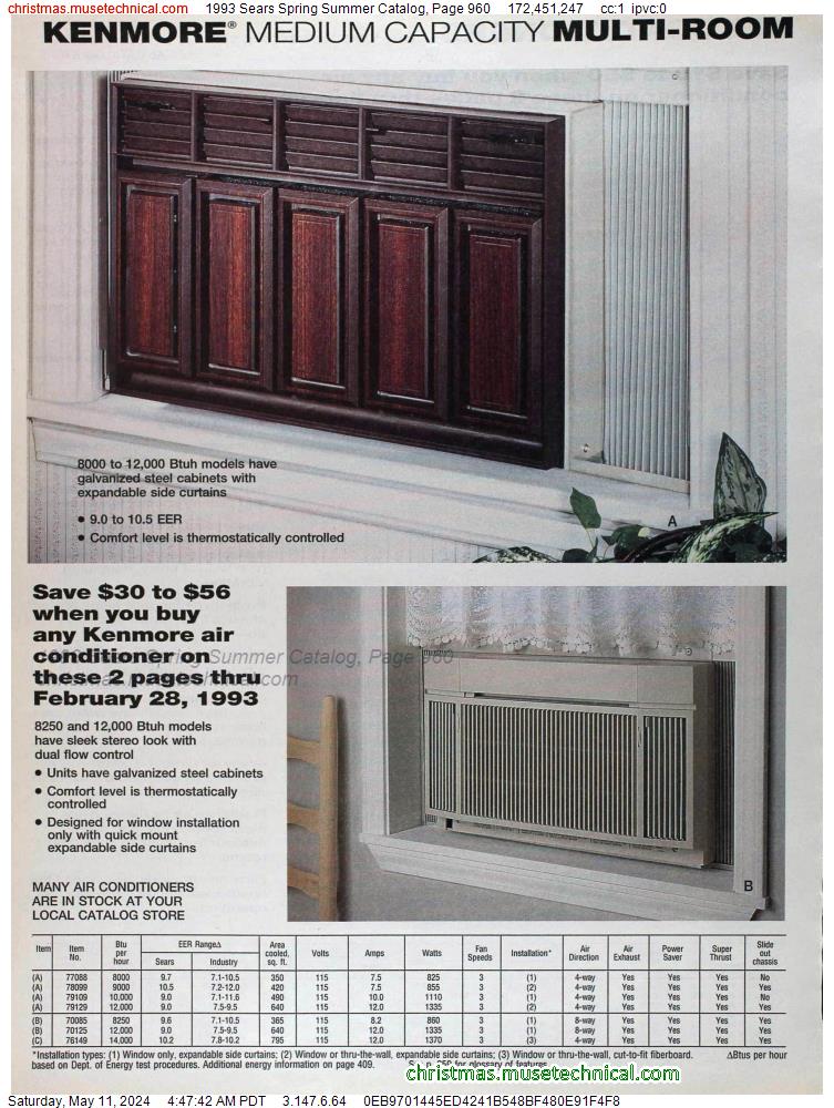 1993 Sears Spring Summer Catalog, Page 960