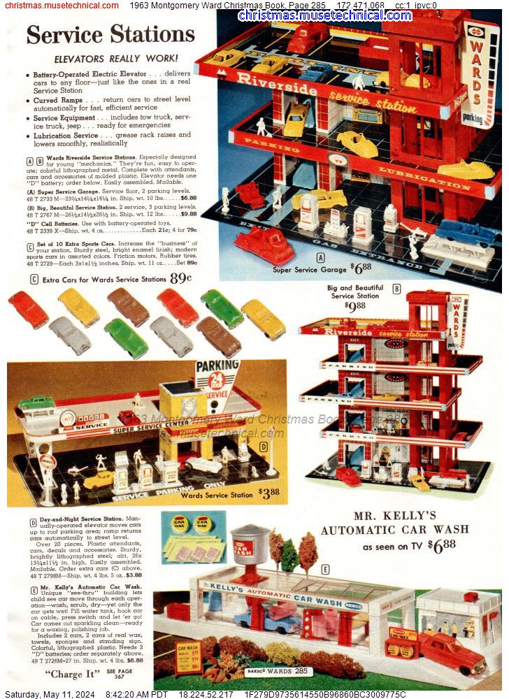 1963 Montgomery Ward Christmas Book, Page 285