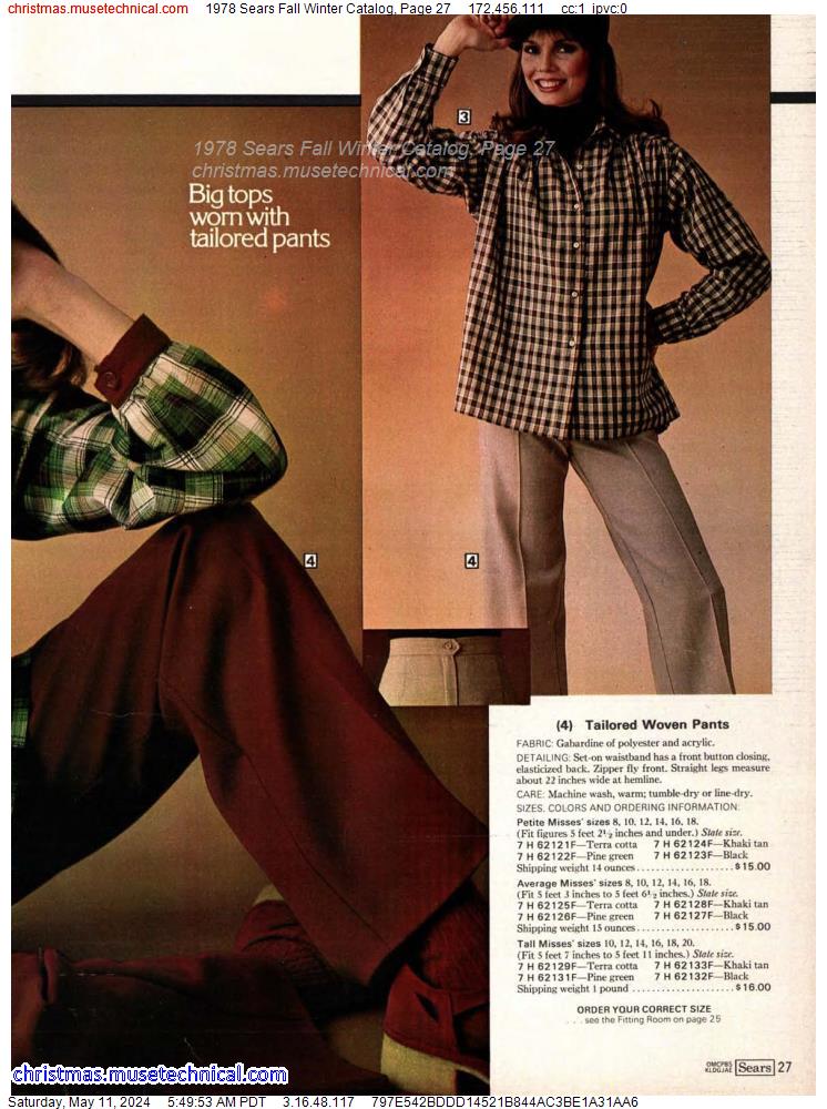 1978 Sears Fall Winter Catalog, Page 27
