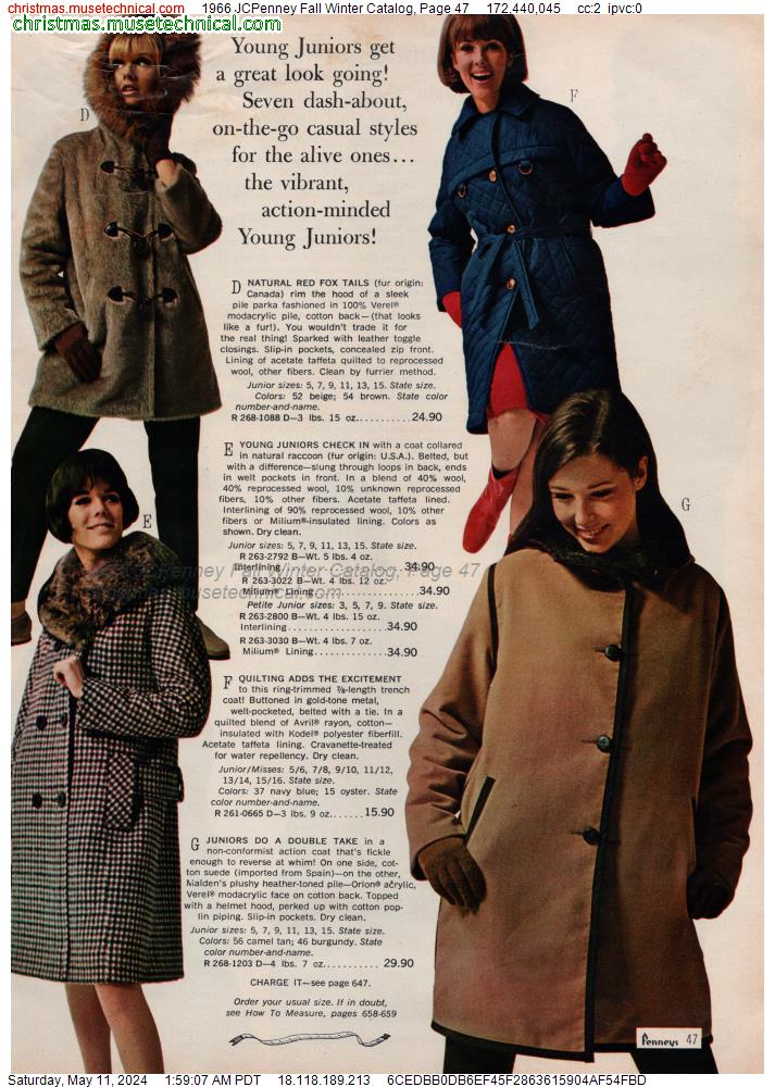 1966 JCPenney Fall Winter Catalog, Page 47