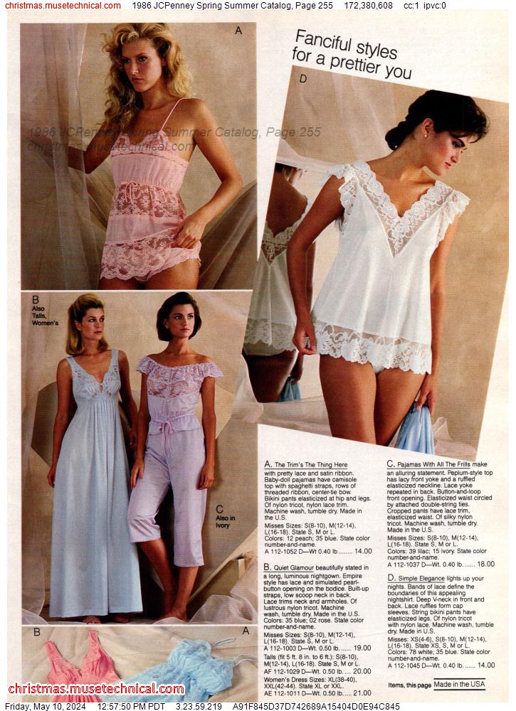 1986 JCPenney Spring Summer Catalog, Page 255