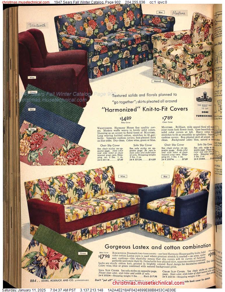 1947 Sears Fall Winter Catalog, Page 902