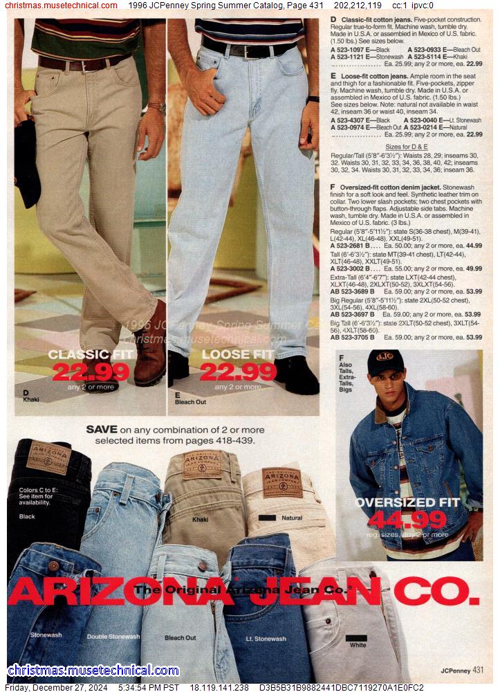 1996 JCPenney Spring Summer Catalog, Page 431