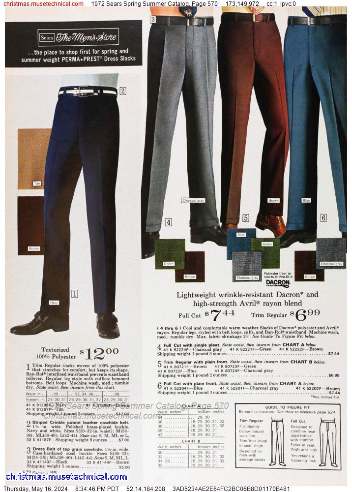 1972 Sears Spring Summer Catalog, Page 570