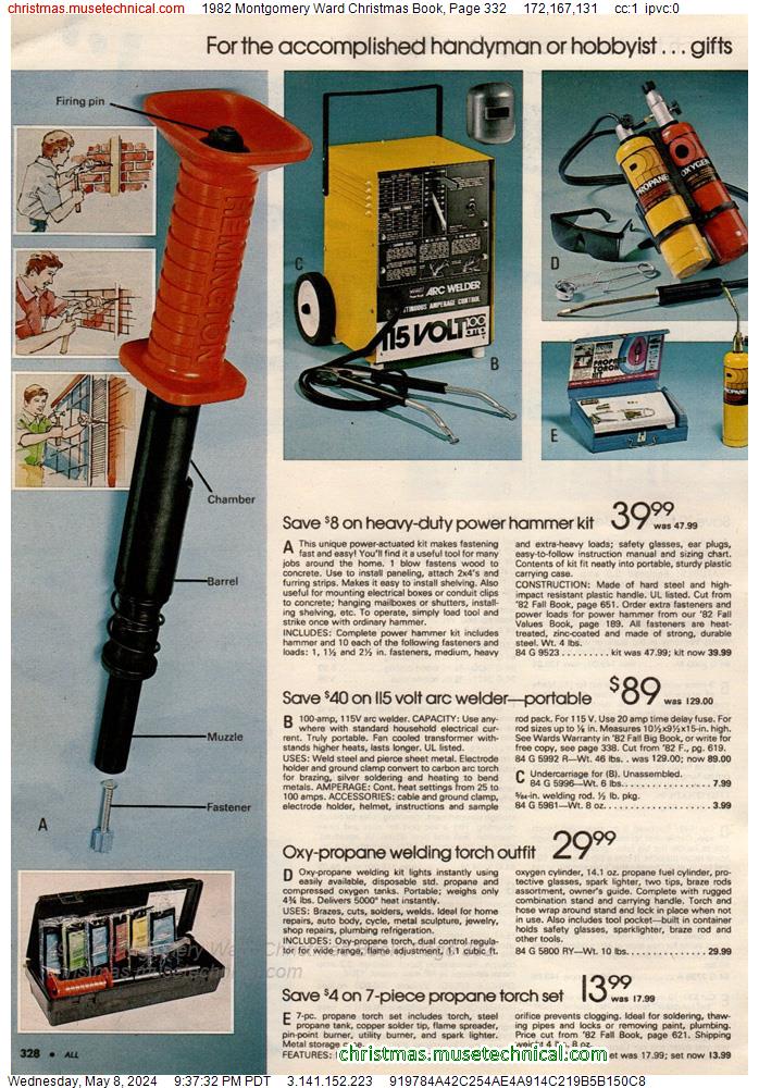 1982 Montgomery Ward Christmas Book, Page 332