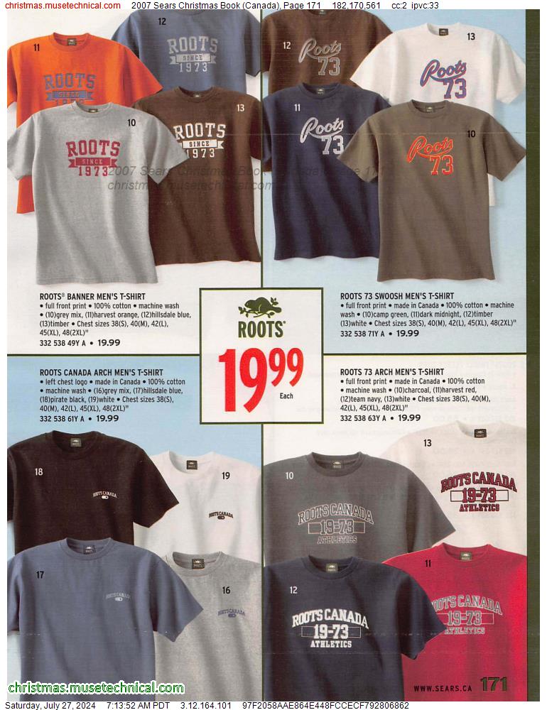 2007 Sears Christmas Book (Canada), Page 171
