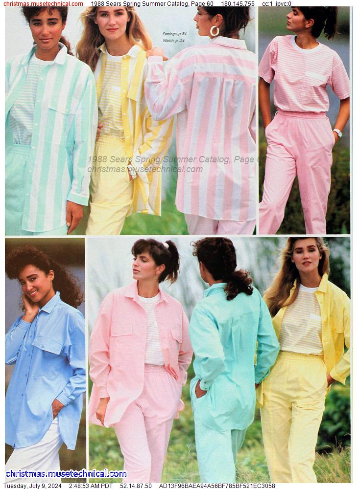 1988 Sears Spring Summer Catalog, Page 60