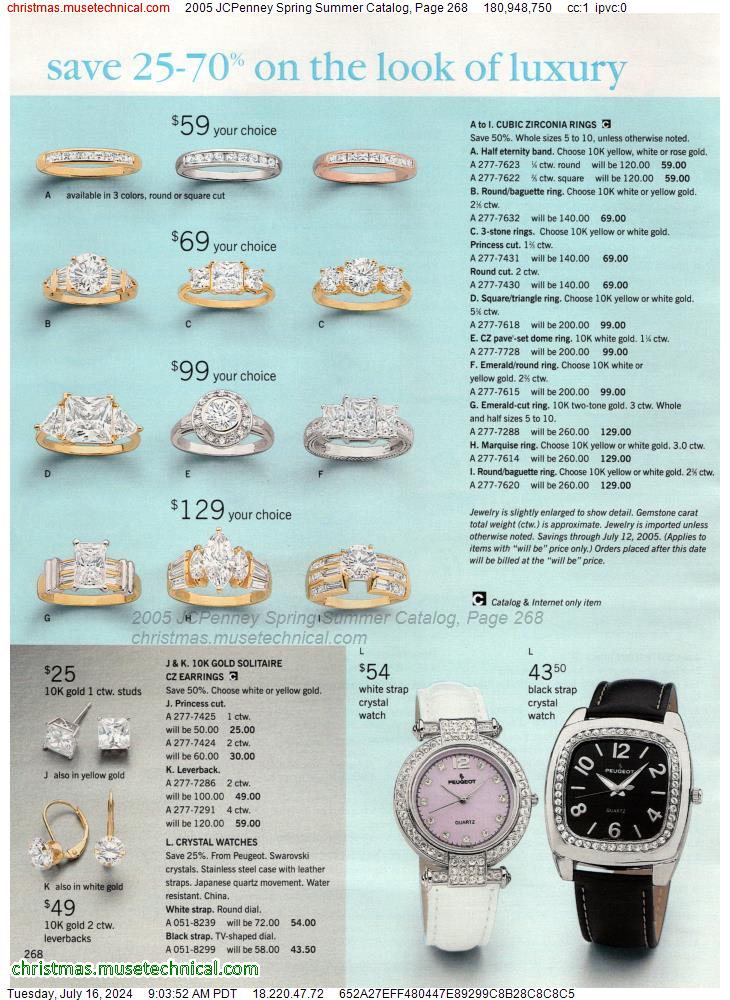2005 JCPenney Spring Summer Catalog, Page 268