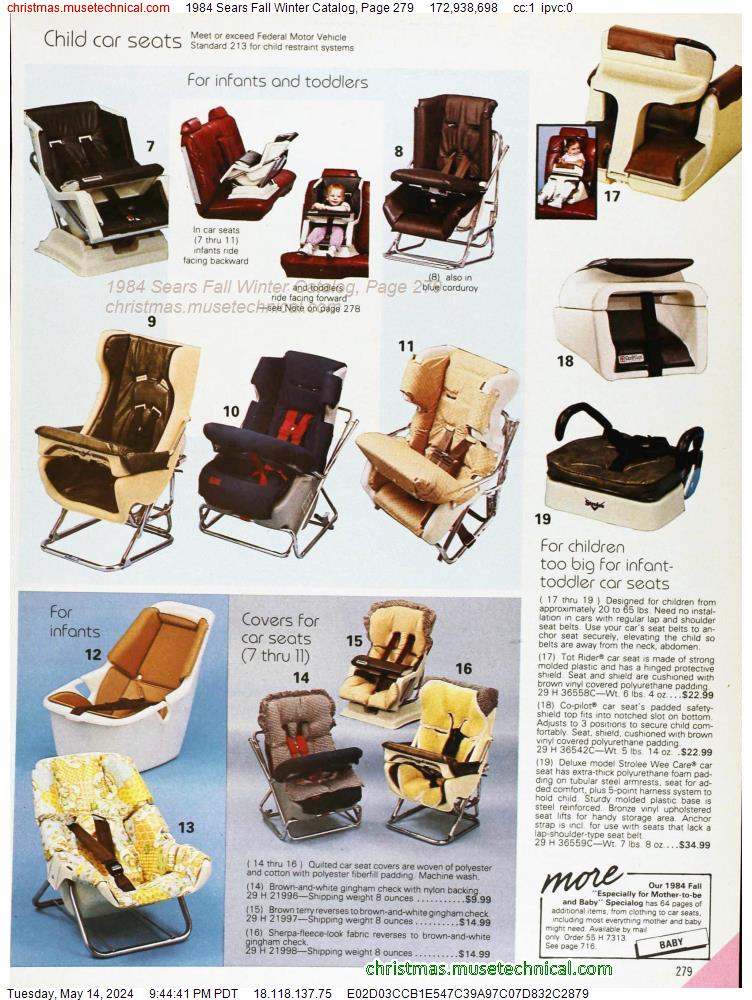 1984 Sears Fall Winter Catalog, Page 279