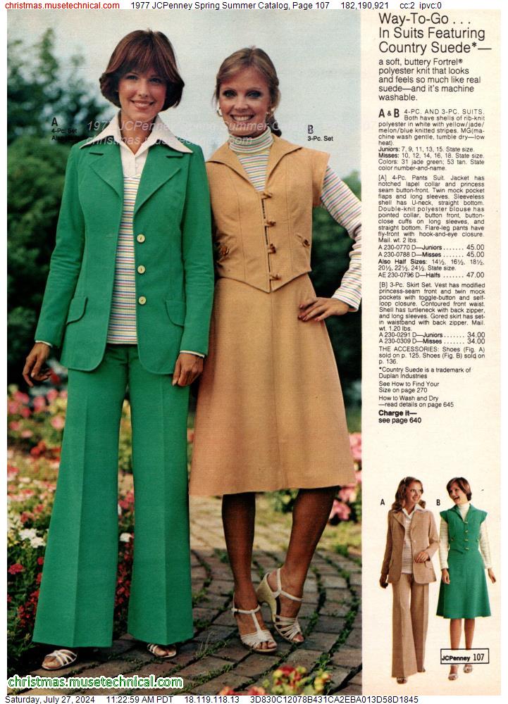 1977 JCPenney Spring Summer Catalog, Page 107