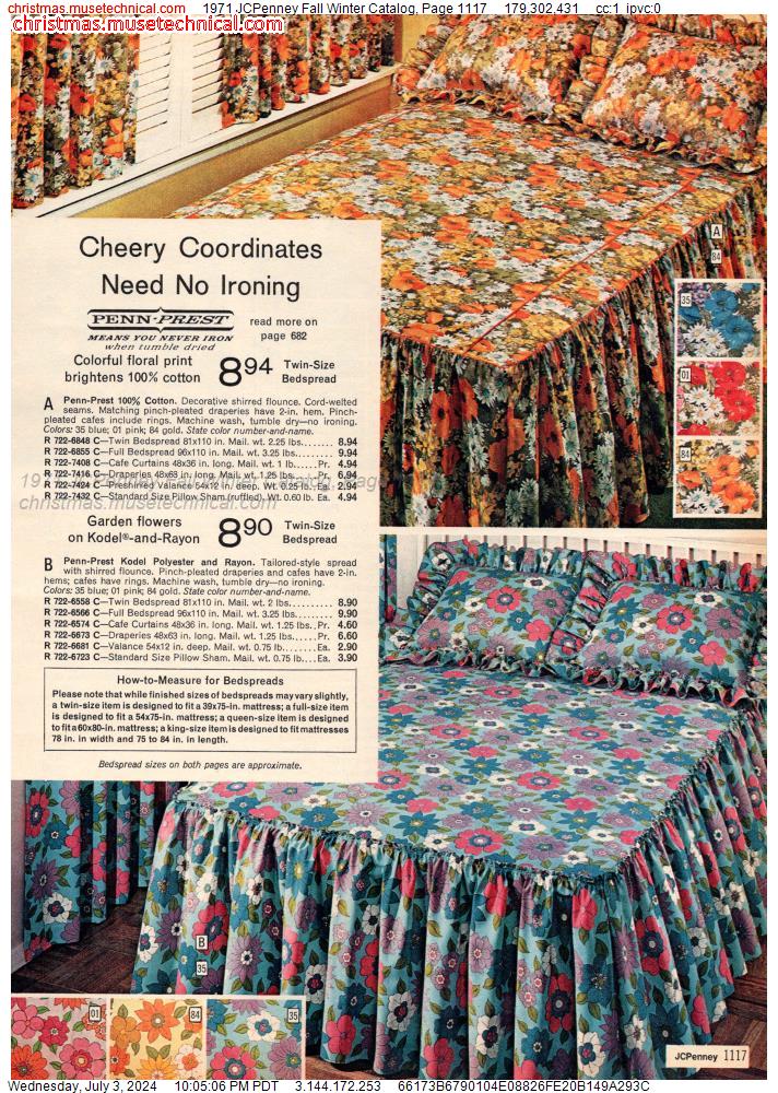1971 JCPenney Fall Winter Catalog, Page 1117