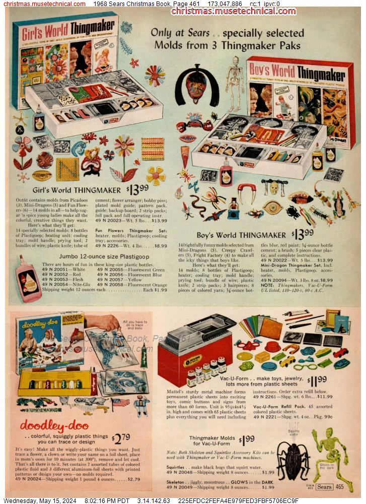1968 Sears Christmas Book, Page 461
