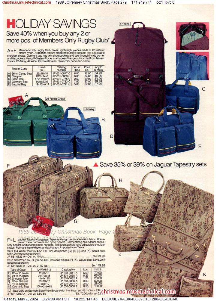 1989 JCPenney Christmas Book, Page 279