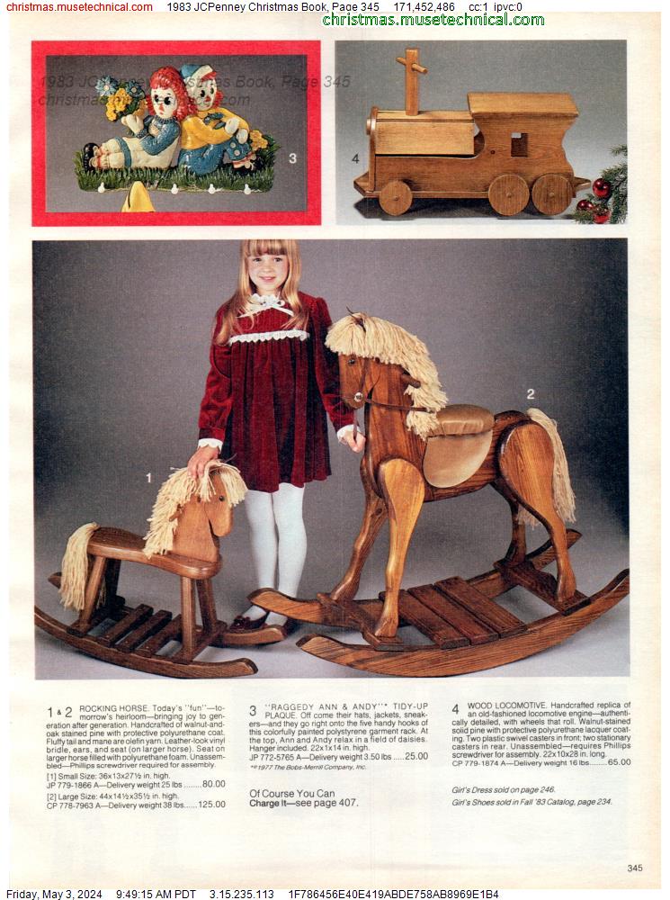 1983 JCPenney Christmas Book, Page 345