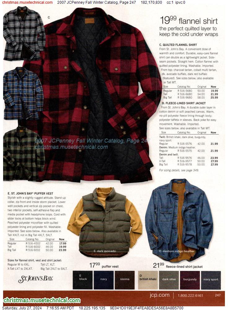 2007 JCPenney Fall Winter Catalog, Page 247