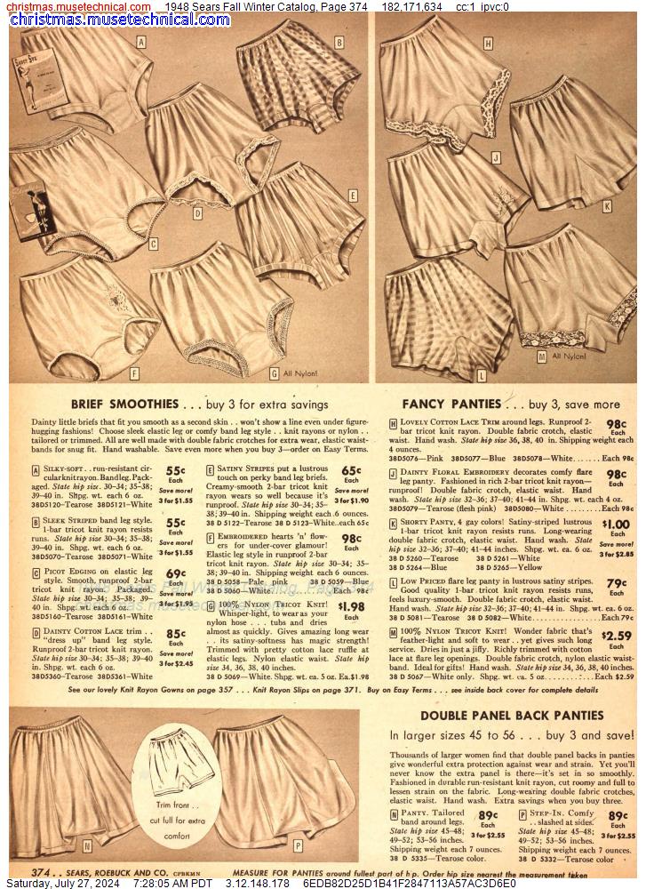 1948 Sears Fall Winter Catalog, Page 374