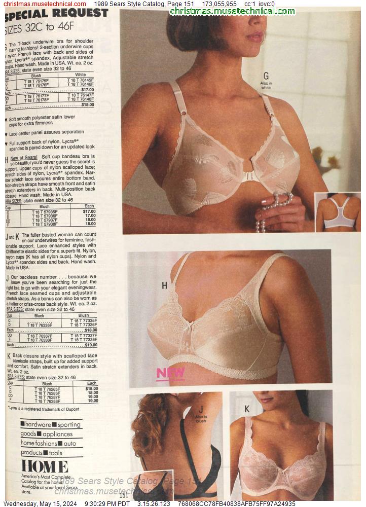 1989 Sears Style Catalog, Page 151