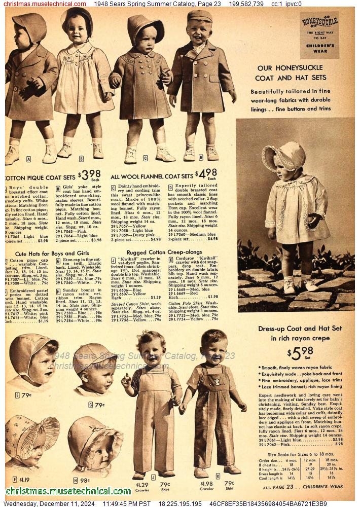 1948 Sears Spring Summer Catalog, Page 23