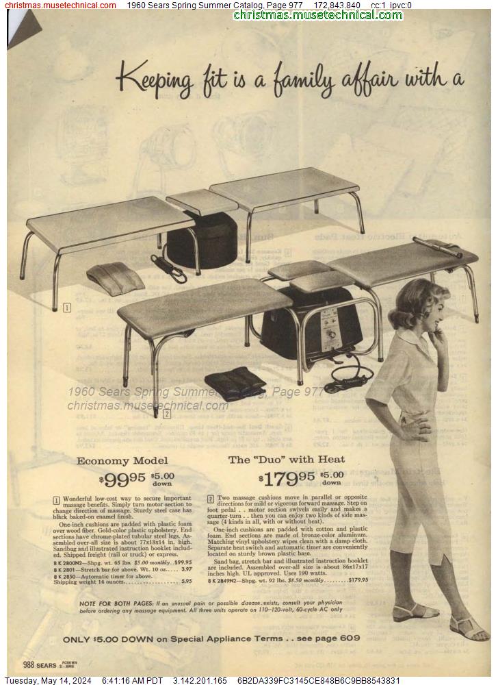 1960 Sears Spring Summer Catalog, Page 977