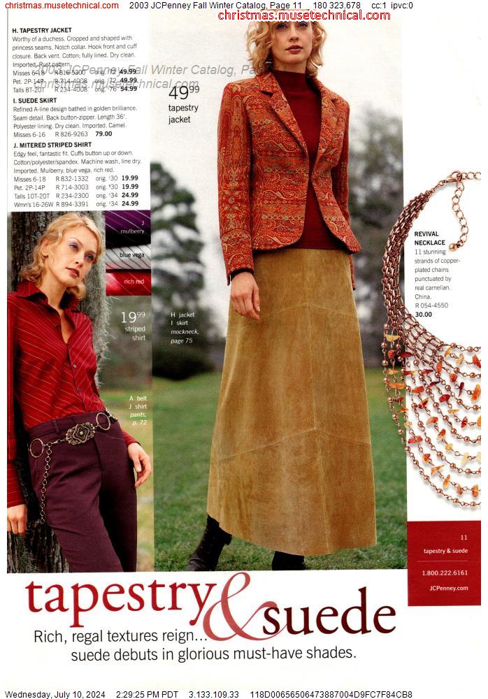 2003 JCPenney Fall Winter Catalog, Page 11