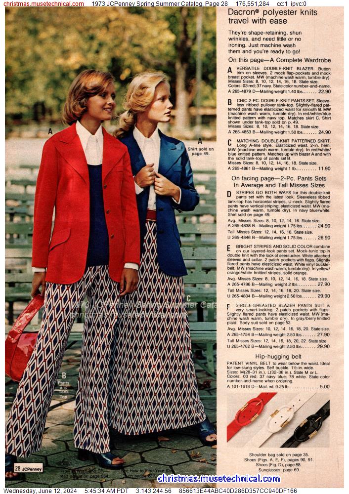 1973 JCPenney Spring Summer Catalog, Page 28