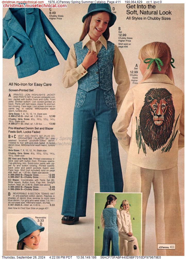 1976 JCPenney Spring Summer Catalog, Page 411