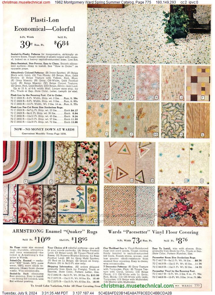 1962 Montgomery Ward Spring Summer Catalog, Page 775