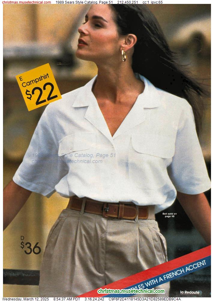 1989 Sears Style Catalog, Page 51