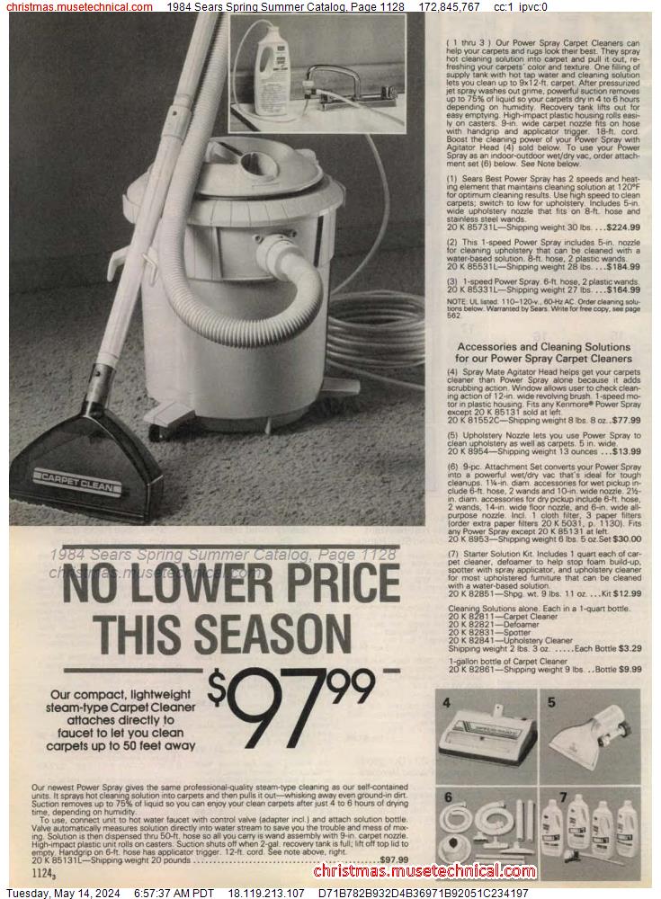 1984 Sears Spring Summer Catalog, Page 1128